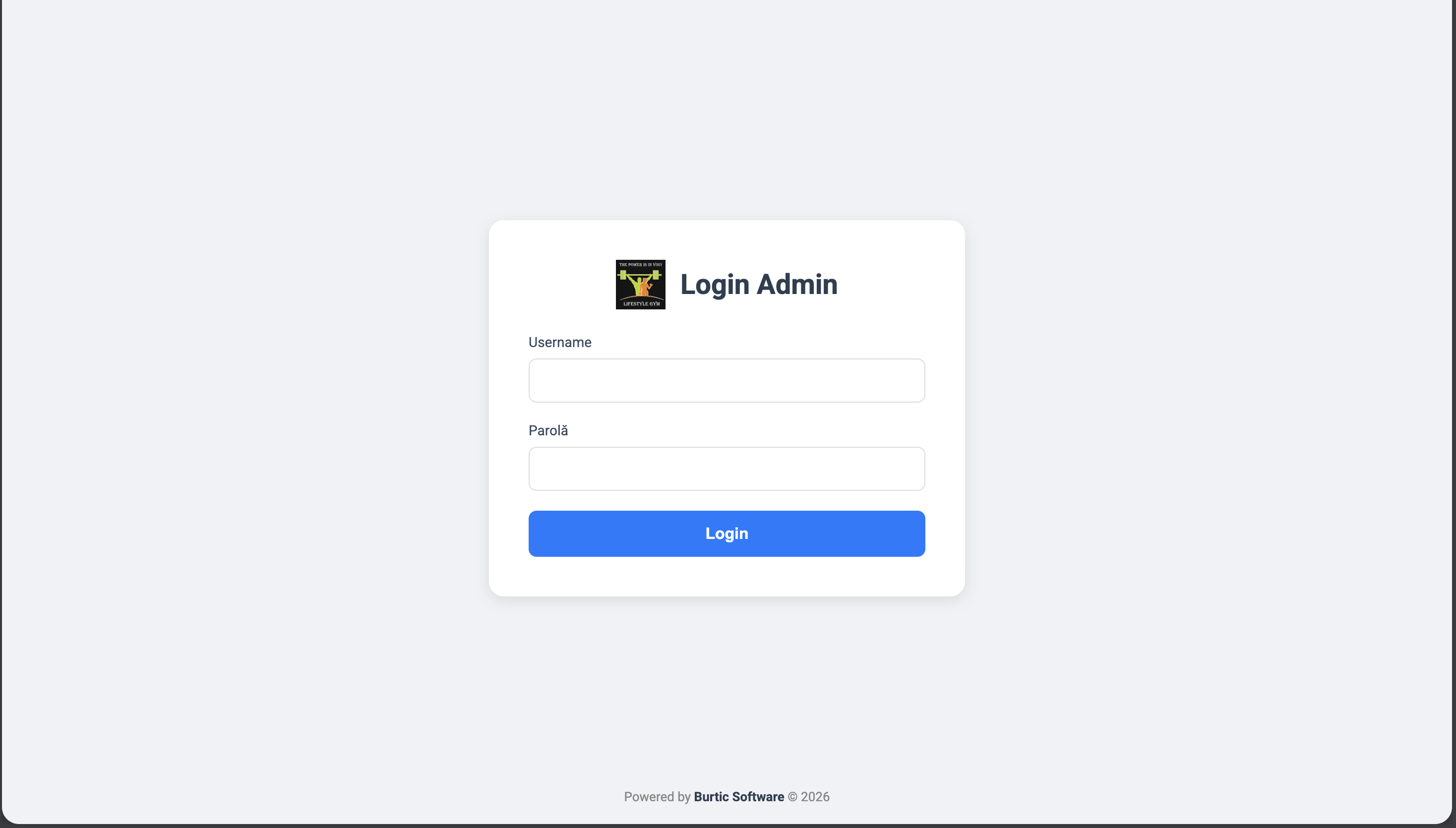 Admin panel