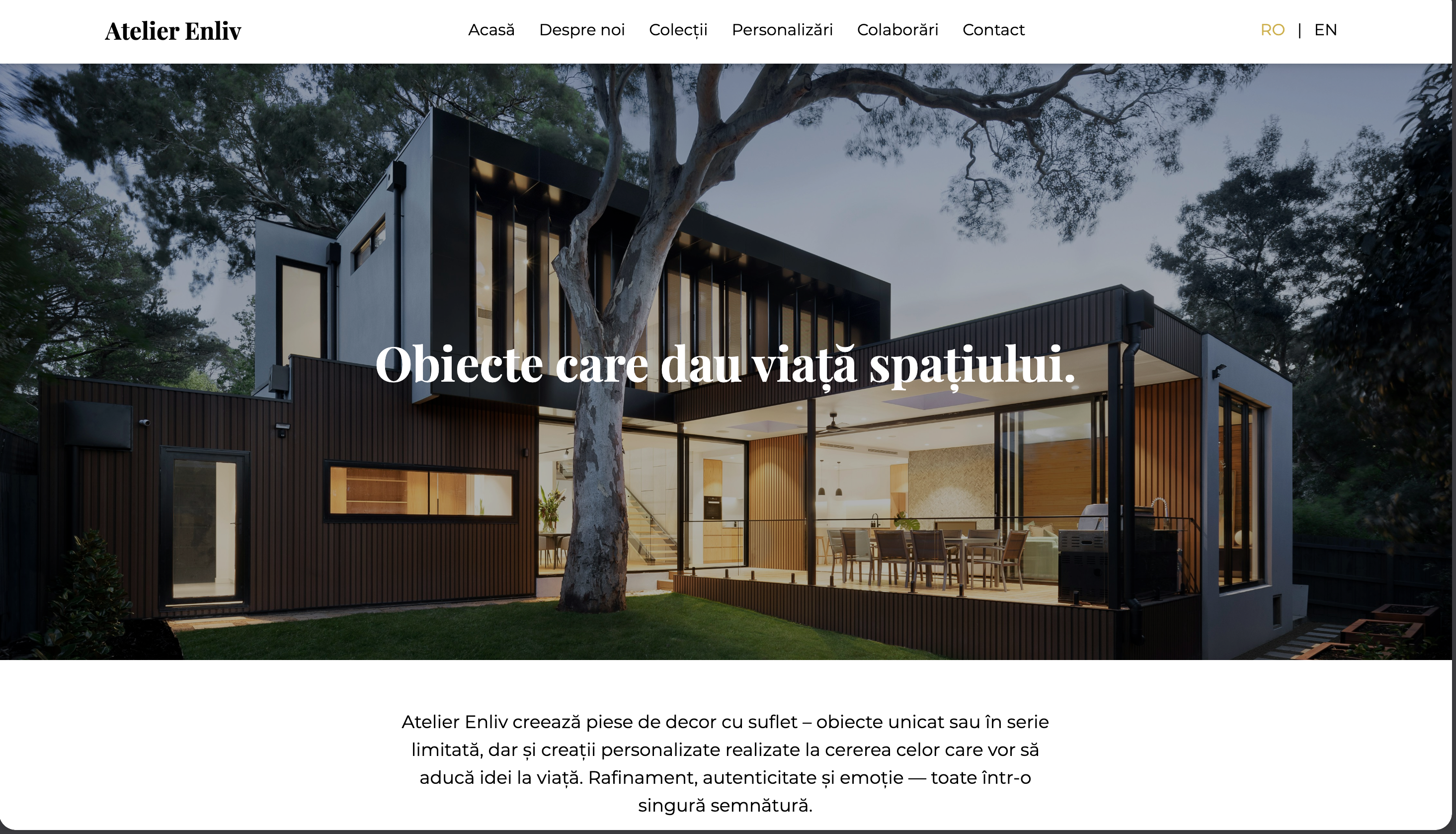 Atelier Enliv Website