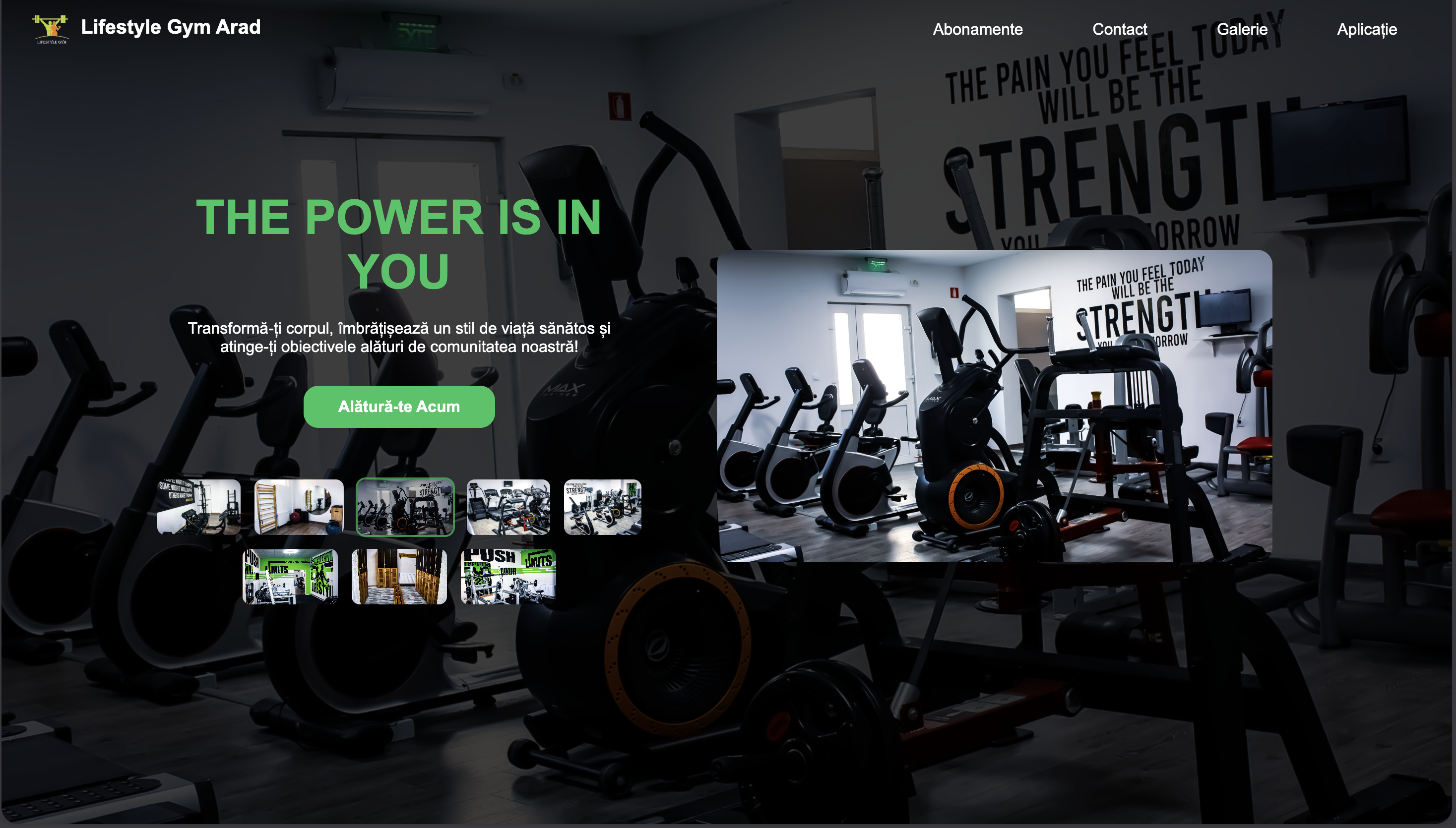 Lifestyle Gym Website